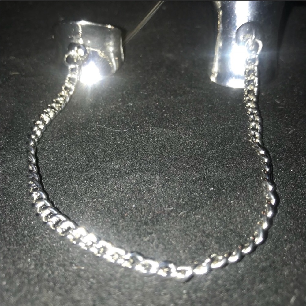Bondage finger rings with chain - Picture 4 of 5